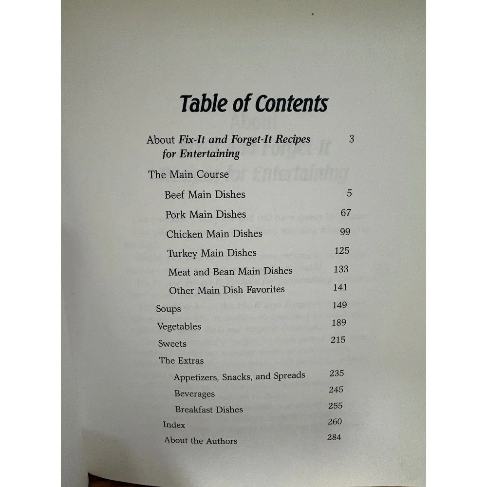 Fix-It and Forget-It Recipes for Entertaining Slow Cooker Cookbook Phyllis Good